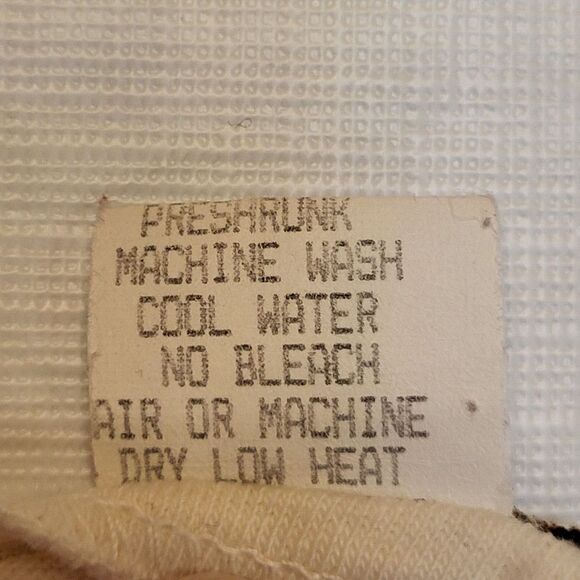 Vintage Barbara Lesser Medium Off-White Swimsuit Coverup 100% Organic Cotton USA - Picture 15 of 16